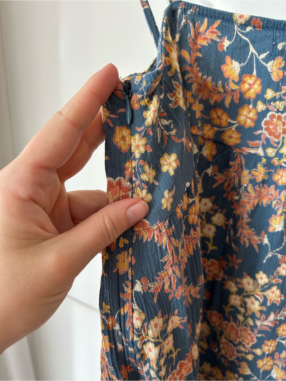 Boho Mini Sundress with Floral Pattern size S - Picture 6 of 6